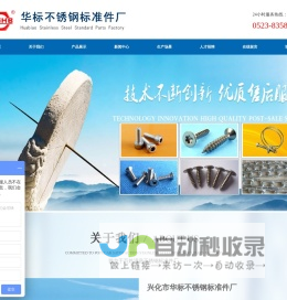 不锈钢标准件_不锈钢螺栓_不锈钢螺母_不锈钢锚固件-兴化市华标不锈钢标准件厂